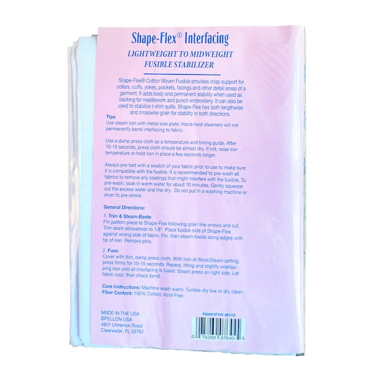 Pellon® SF101 Shape-Flex® Interfacing